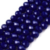 Koraliki Fasetowane Kryształki Szklane Rondelle Kobaltowy 3.8x3mm