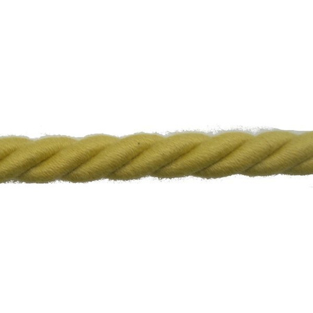 Lina Bawełniana Sznur Skręcany 3PLY 100% Bawełniany jasny miód 10mm