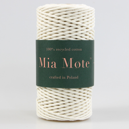 Mia Mote™ Petit Line Outlet CUT  Sznurek bawełniany 2mm limestone