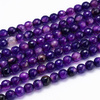 Agat Indigo Kamień Jubilerski Fasetowany kula 6mm 