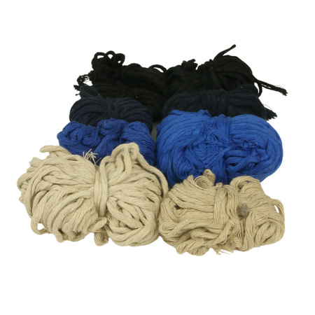 Outlet / Sznurek Bawełniany Skręcany / do Makramy / Classic Eco Line / mix / 2/3/5 mm / 200g [599]