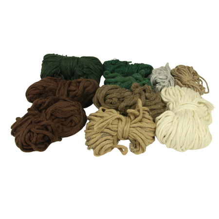 Outlet / Sznurek Bawełniany Skręcany / do Makramy / Classic Eco Line / mix / 2/3/5 mm / 200g [586]