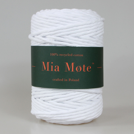 Mia Mote™ Lavish Line Sznurek bawełniany skręcany do makramy chalk 5mm