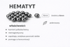 Kamień Jubilerski Hematyt Non-Magnetic Grafitowy Kula 6mm