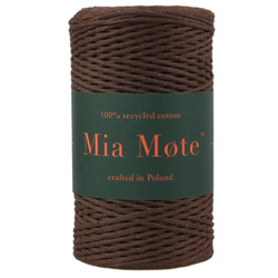 Mia Mote™ Classic Line Sznurek bawełniany skręcany do makramy 2mm Andalusite