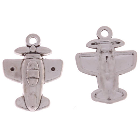 Zawieszka charms wisior samolot 19.5x14.5mm