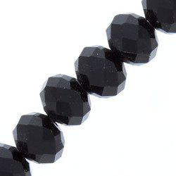 Kryształki Szklane Szlifowane Fasetowane Rondelle Platerowany 8x6mm