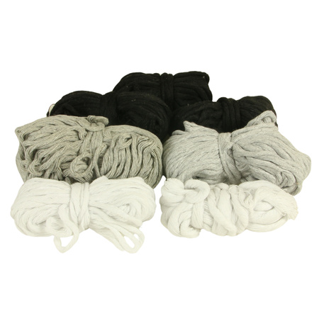 Outlet / Sznurek Bawełniany Skręcany / do Makramy / Classic Eco Line / mix / 2/3/5 mm / 200g [554]