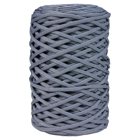 Mia Mote™ ByBag Line Sznurek Poliestrowy płaski bez rdzenia srebrny stalowy 3mm