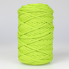 Sznurek poliestrowy płaski 5 mm bez rdzenia – do torebek i makramy, Limonka | Lime Quartz | Mia Mote™ ByBag