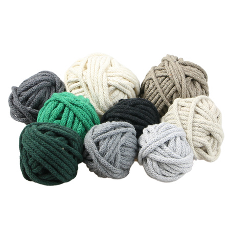 Outlet Thinny Line BALL CUT Sznurek bawełniany pleciony mix 5mm [473]