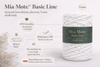 Mia Mote™ Basic Line sznurek bawełniany 5mm chalk