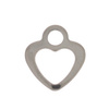 Zawieszka Stal Chirurgiczna serce 12x10.5x1mm