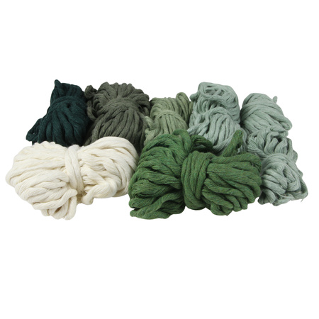 Outlet / Sznurek Bawełniany Skręcany / do Makramy / Classic Eco Line / mix / 2/3/5 mm / 200g [763]