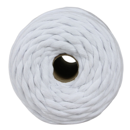 Mia Mote™ Lavish Line Sznurek bawełniany skręcany do makramy chalk 5mm