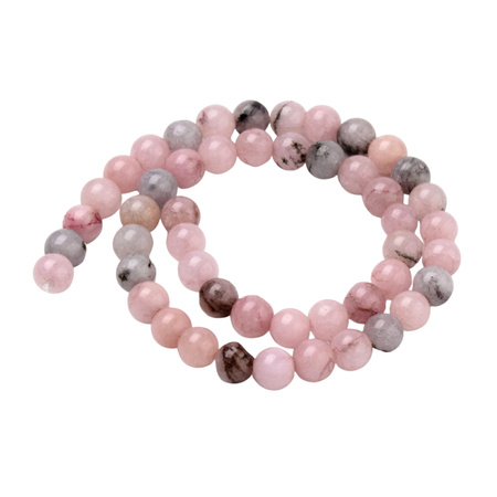 Jaspis Cherry - kamień harmonii, pasji i delikatnej siły - kula gładka 8mm