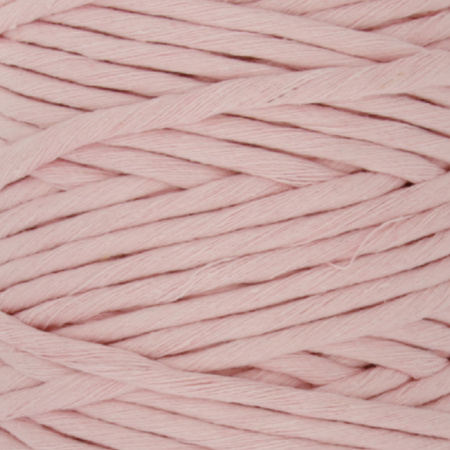 Mia Mote™ Classic Line Sznurek bawełniany skręcany do makramy 5mm Rose Quartz