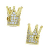  Przekładka Korona gold z cyrkonia 12x10mm