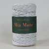 Mia Mote™ Classic Line Sznurek bawełniany skręcany do makramy 5mm basalt grit