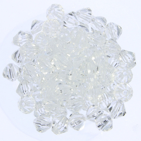 Koraliki Akrylowe Diamentowane Bicone Crystal 8mm 