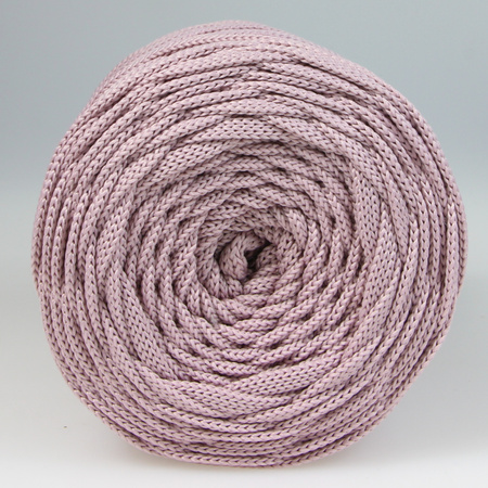 Sznurek poliestrowy płaski 5 mm bez rdzenia – do torebek i makramy, Wrzosowy | Charoite | Mia Mote™ ByBag