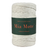 Mia Mote™ Classic Line Sznurek bawełniany skręcany do makramy 5mm ivory