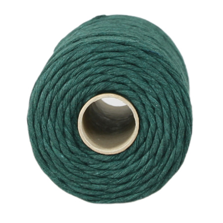 Sznurek bawełniany skręcany do makramy Lavish Emerald 3mm