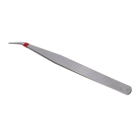 Pęseta Pinceta Wygięta do Prac Jubilerskich 125x9mm