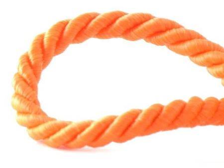 Sznur sznurek ozdobny skręcany orange 7mm
