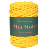 Sznurek poliestrowy płaski 5 mm bez rdzenia – do torebek i makramy, Miodowy  | Orpiment on dolomite | Mia Mote™ ByBag 