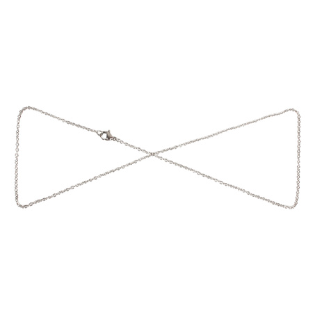 Łańcuszek ze Stali Chirurgicznej 304 z Zapięciem do zawieszek 50cm