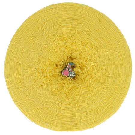 Mia Mote™ Green Cotton MOTE yellow calcite 3-nitki