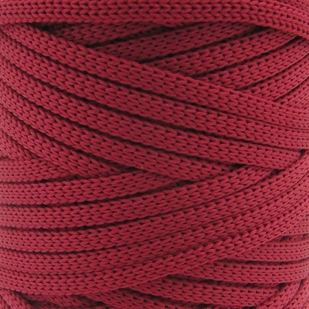 Mia Mote™ ByBag Line Sznurek Poliestrowy płaski bez rdzenia bordowy 5mm