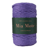 Mia Mote™ Classic Line Sznurek bawełniany skręcany do makramy 5mm  Amethyst