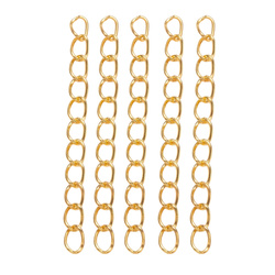 Łańcuszek Regulacyjny Przedłużka Złoty 50mm