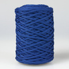 Sznurek poliestrowy płaski 5 mm bez rdzenia – do torebek i makramy, Szafirowy | Chalkantyt | Mia Mote™ ByBag