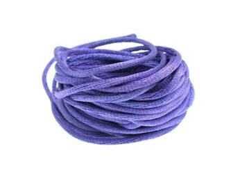 Sznurek Satynowy Gorsetowy Fioletowy 2mm