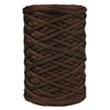 Sznurek poliestrowy płaski 5 mm bez rdzenia – do torebek i makramy, Brązowy Czekolada | Zirconium | Mia Mote™ ByBag