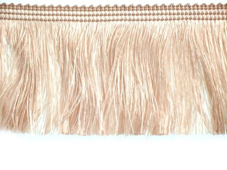 Frędzle cięte Taśma dekoracyjna z frędzlami piasek 60mm