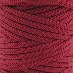 Mia Mote™ ByBag Line Sznurek Poliestrowy płaski bez rdzenia czerwony 5mm