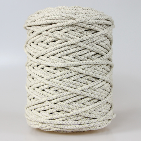 Mia Mote™ Basic Line sznurek bawełniany 5mm flaxy river stone