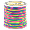 Sznurek Nylonowy 0.4mm do bransoletek kamieni Topliwy Tęczowy