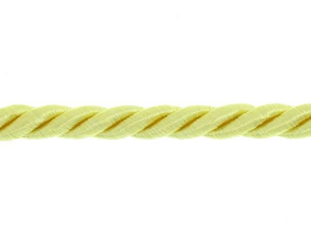 Sznur sznurek ozdobny dekoracyjny skręcany wiskozowy kremowy 5mm