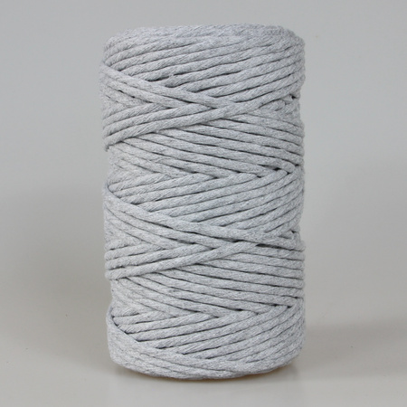 Mia Mote™ Classic Line Sznurek bawełniany skręcany do makramy 5mm basalt grit