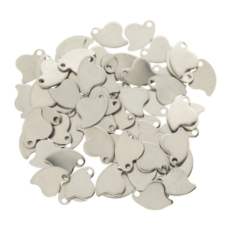 Zawieszka Stal Chirurgiczna Serce 12x9x1mm