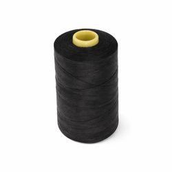 Nici poliestrowe do szycia torebek i handmade – czarne 1000 m (NTF 120)