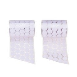 Rzep samoprzylepny okrągły na rolce biały 15mm