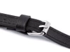 Skórzany Pasek eko skóra Ucha do torebki czarny srebrny 120cm