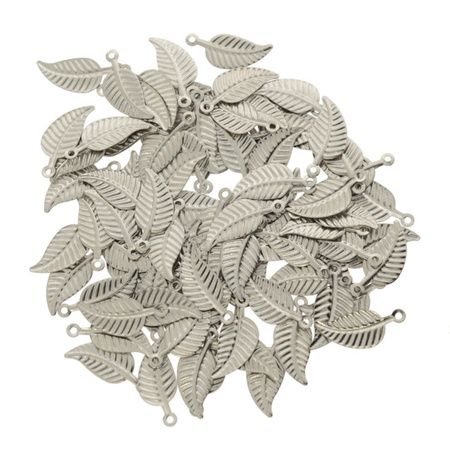 Zawieszka Stal Chirurgiczna listek 14x6x0.5mm