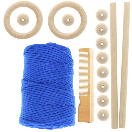 Zestaw do makramy dla początkujących 5mm z akcesoriami